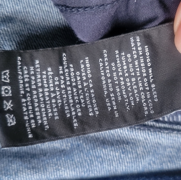 J Brand Charlene Mid Rise Boot Cut Jeans in Dark Denim Size 24 - Picture 7 of 8